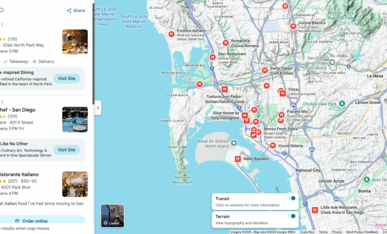 Google Map Pack geo grid tracking