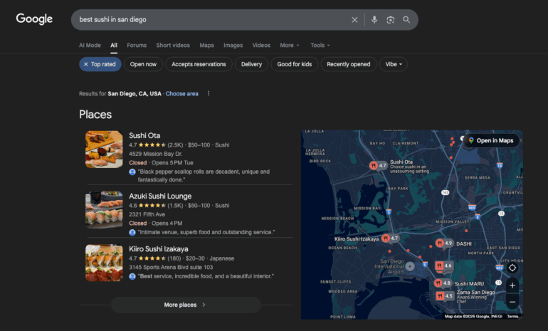 true local competitors